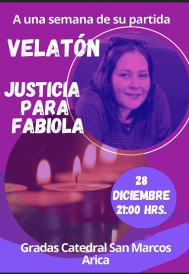 VELATÓN #JUSTICIAPARAFABIOLA