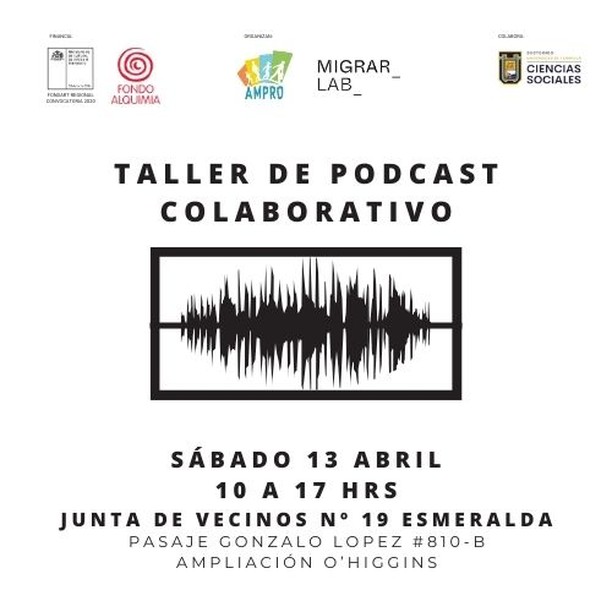 INVITAN A TALLER DE PODCAST COLABORATIVO PARA MIGRANTES