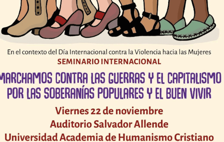 25N: MARCHA MUNDIAL DE MUJERES ORGANIZA SEMINARIO INTERNACIONAL EN EL MARCO DEL DÍA CONTRA LA VIOLENCIA HACIA LA MUJER